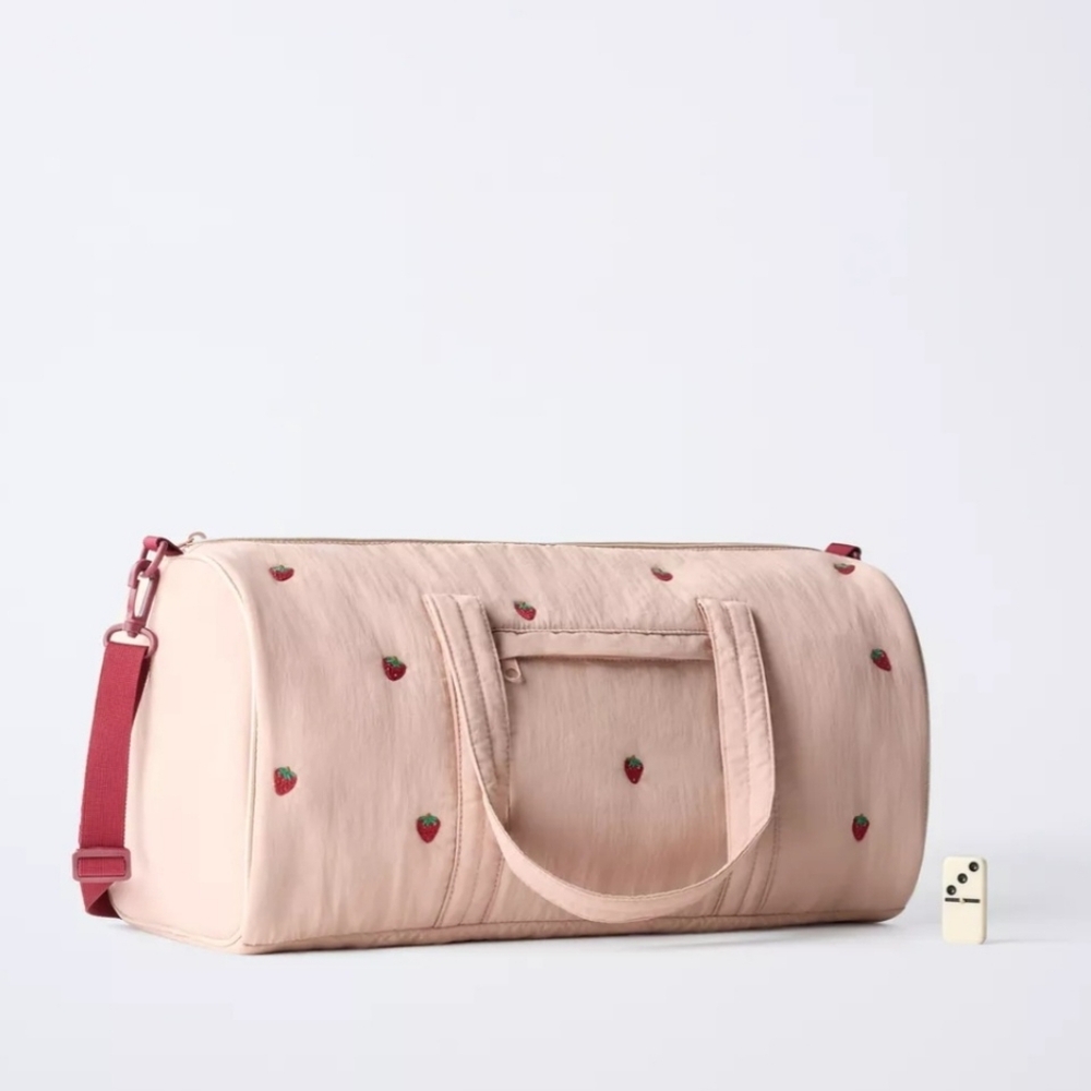 Zara Girls Pink Strawberry Bag NWT